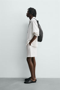 CALÇÕES BERMUDA RELAXED FIT 100% LINHO