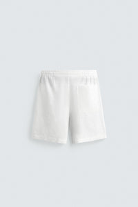 CALÇÕES BERMUDA RELAXED FIT 100% LINHO