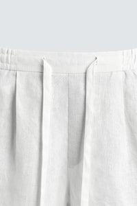 CALÇÕES BERMUDA RELAXED FIT 100% LINHO