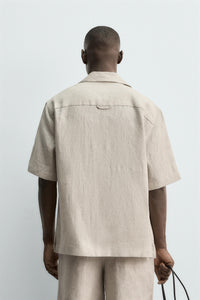 CAMISA RELAXED FIT 100% LINHO