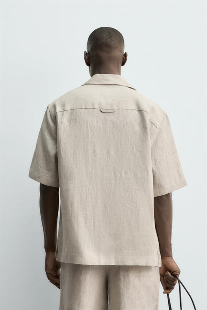 CAMISA RELAXED FIT 100% LINHO