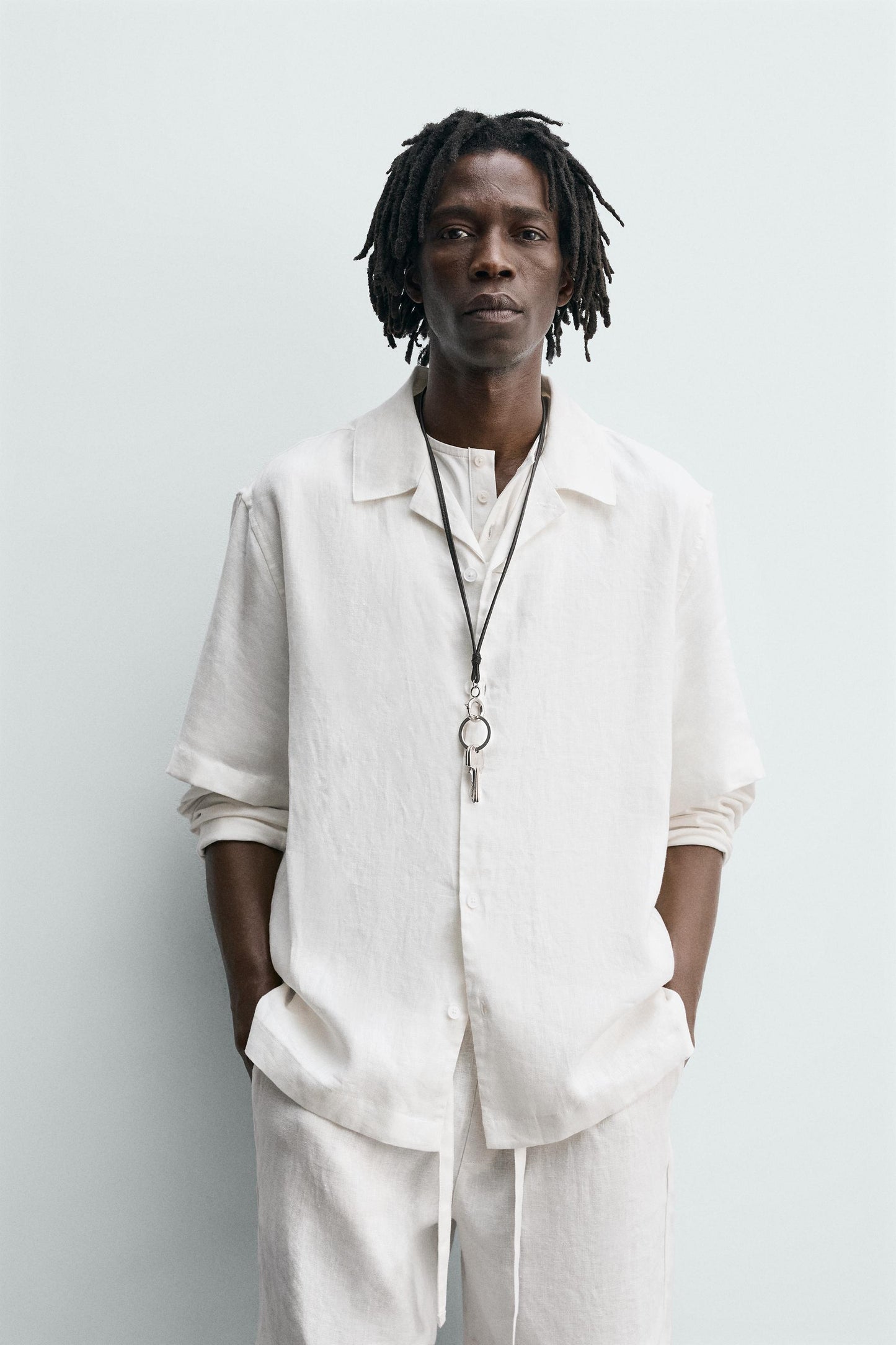 CAMISA RELAXED FIT 100% LINHO