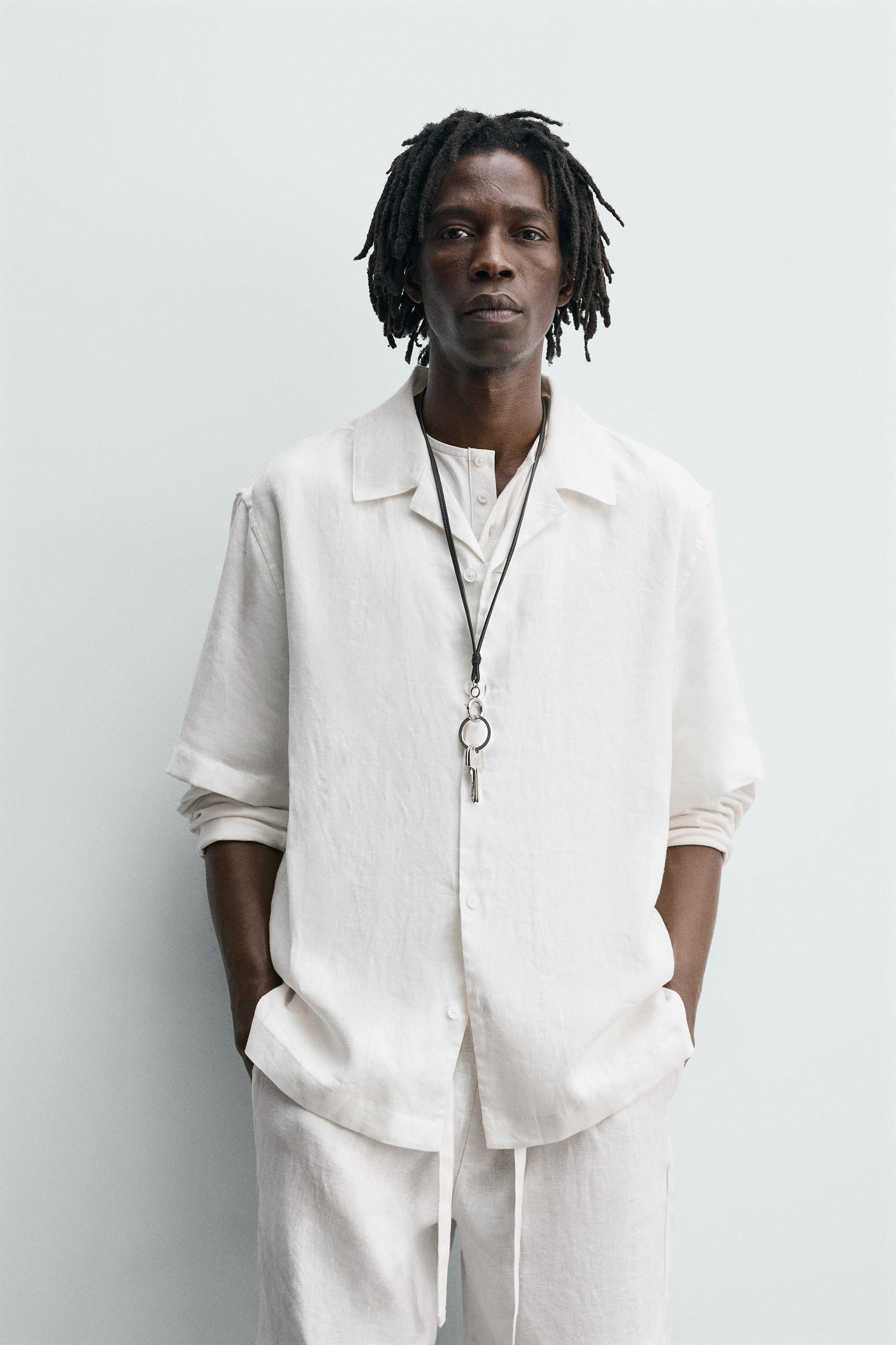CAMISA RELAXED FIT 100% LINHO
