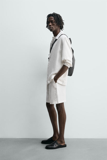 CAMISA RELAXED FIT 100% LINHO