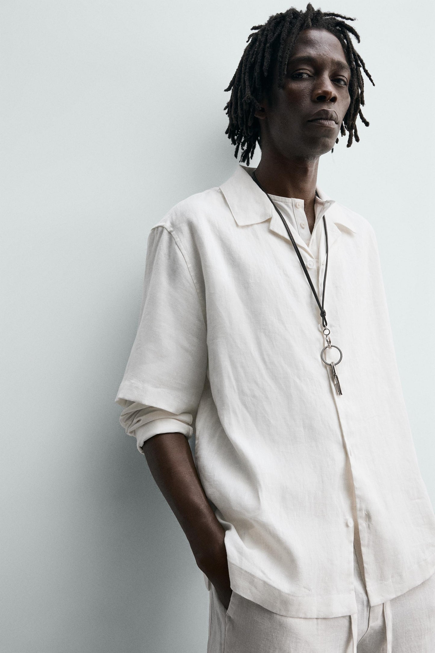 CAMISA RELAXED FIT 100% LINHO