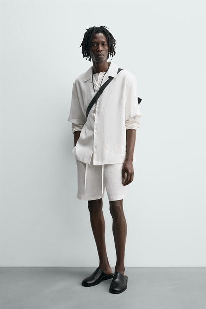 CAMISA RELAXED FIT 100% LINHO
