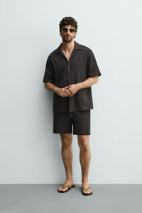 CALÇÕES BERMUDA RELAXED FIT COM ESTRUTURA