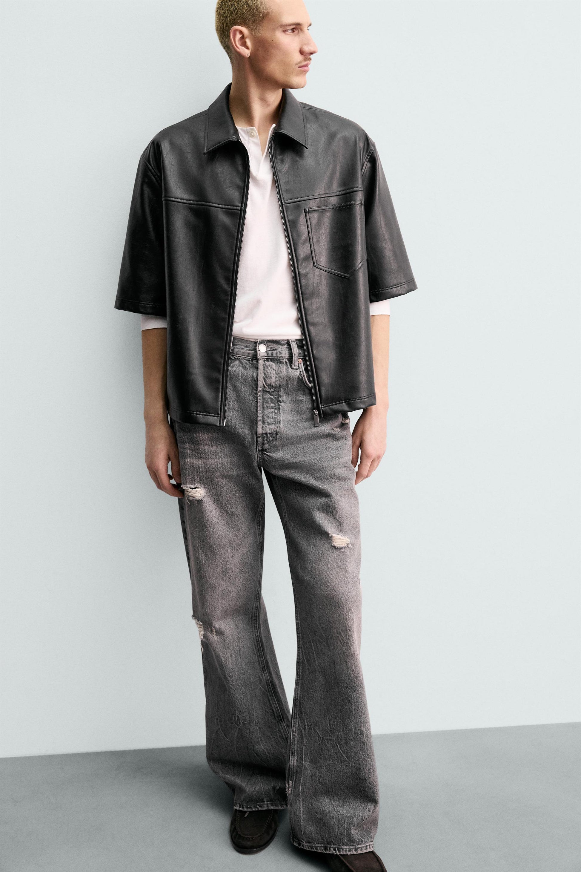 CAMISA COMPRIDA RELAXED FIT POLIPELE