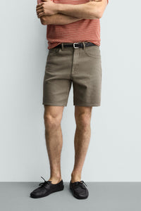 CALÇÕES BERMUDA DENIM REGULAR FIT