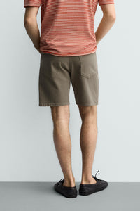 CALÇÕES BERMUDA DENIM REGULAR FIT