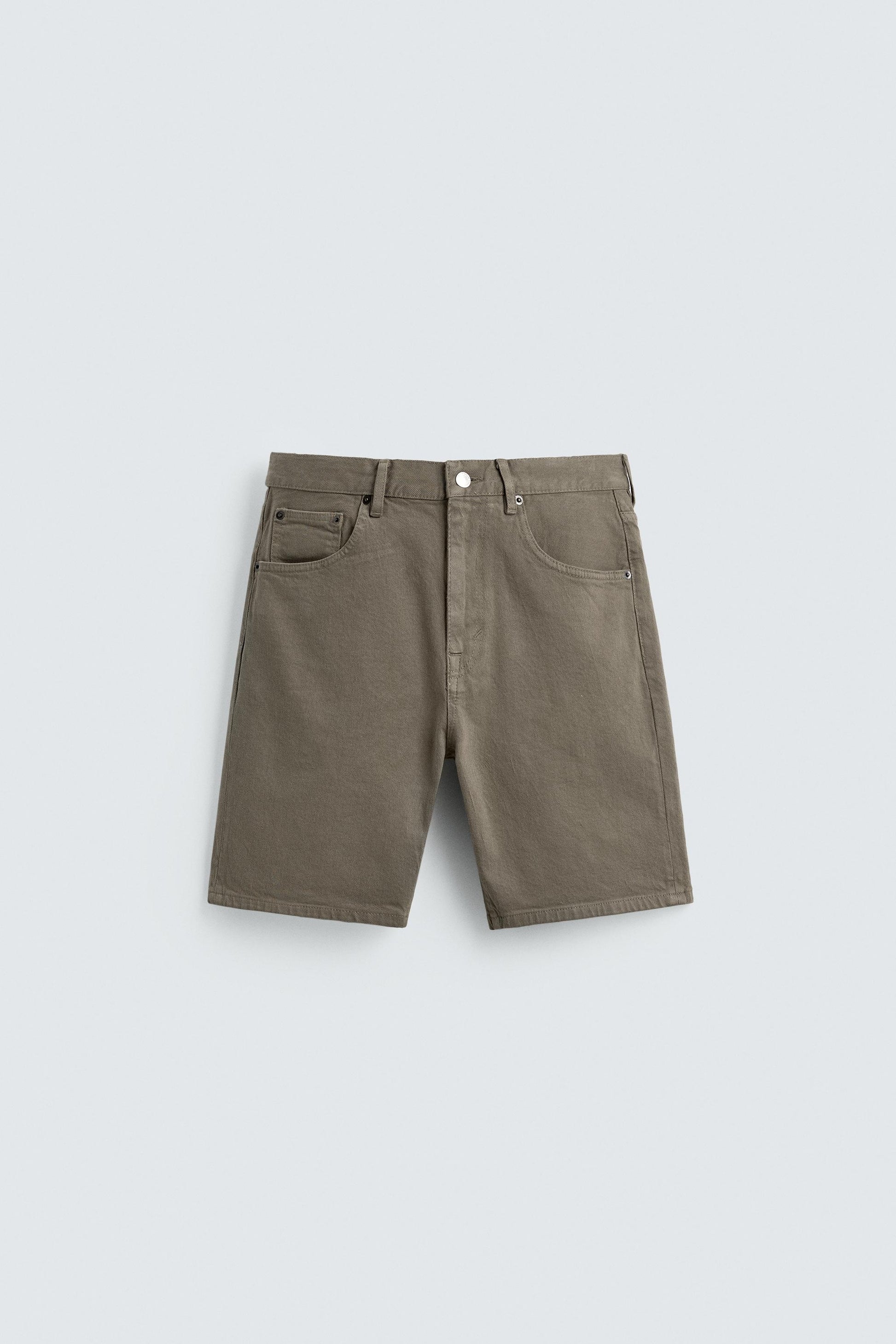CALÇÕES BERMUDA DENIM REGULAR FIT