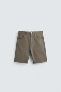 CALÇÕES BERMUDA DENIM REGULAR FIT