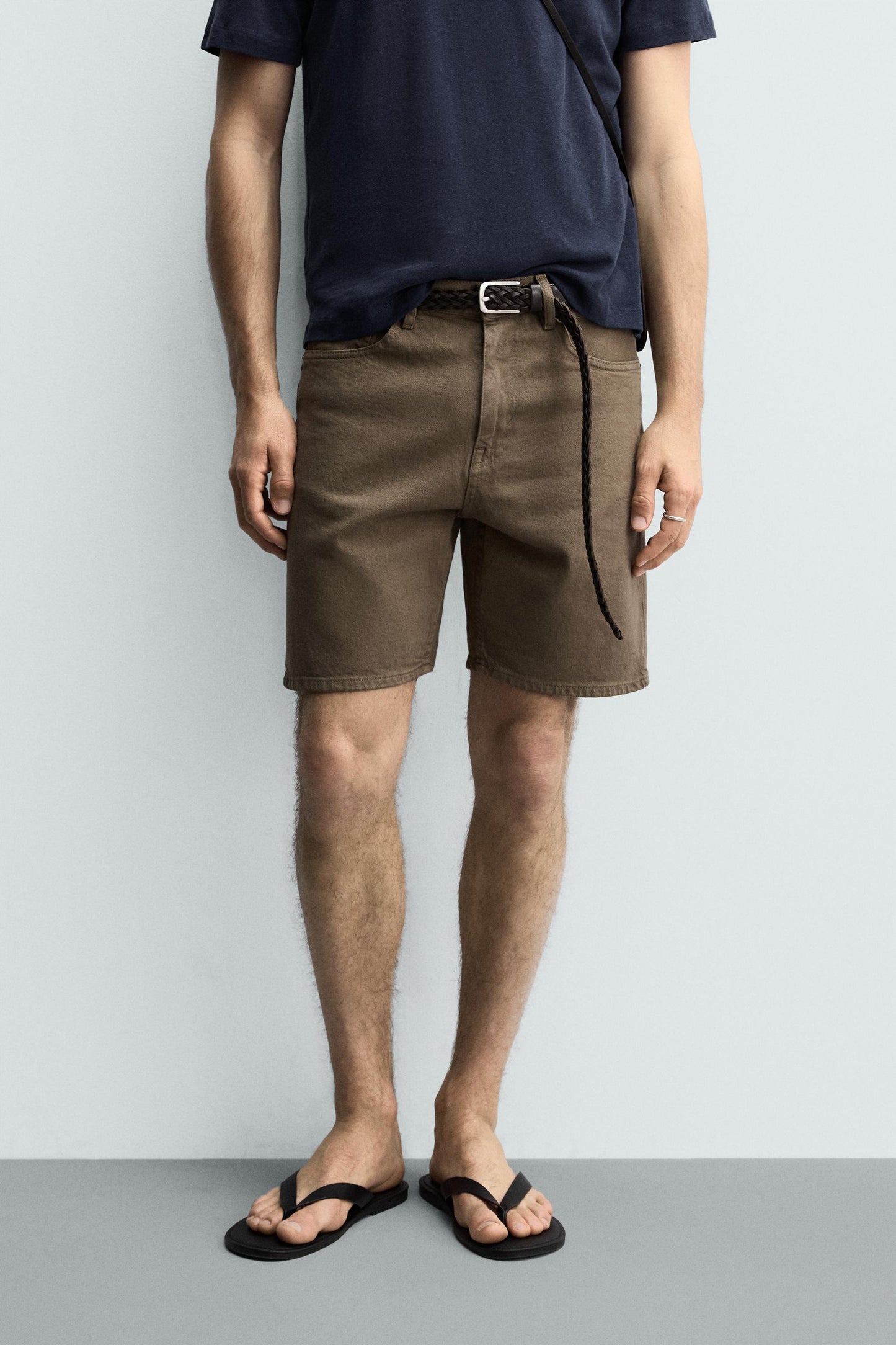 CALÇÕES BERMUDA DENIM REGULAR FIT