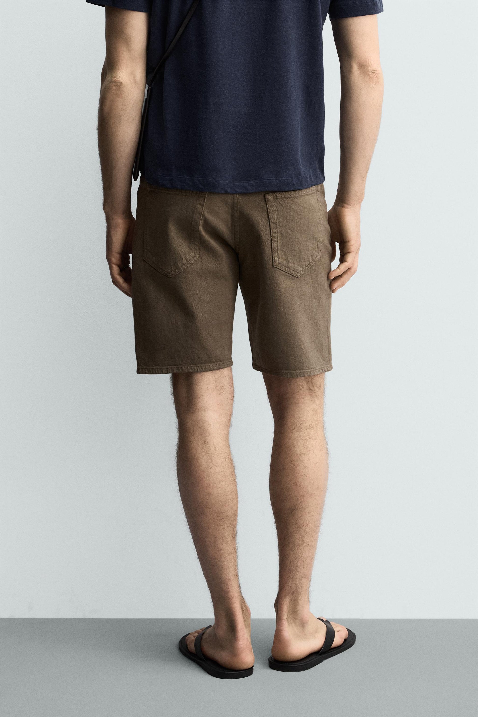 CALÇÕES BERMUDA DENIM REGULAR FIT