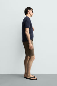 CALÇÕES BERMUDA DENIM REGULAR FIT
