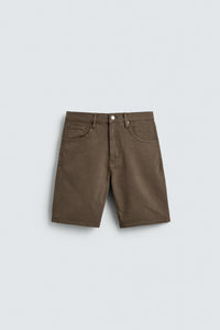 CALÇÕES BERMUDA DENIM REGULAR FIT