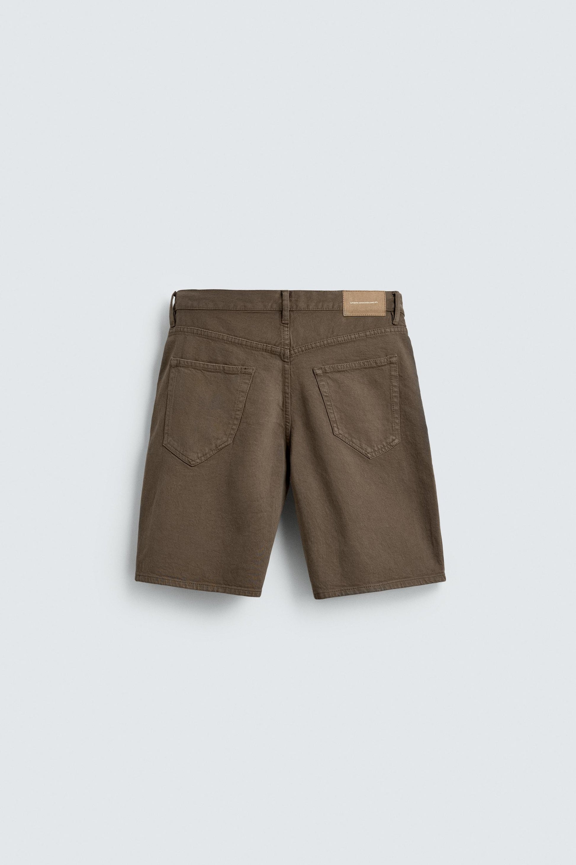 CALÇÕES BERMUDA DENIM REGULAR FIT