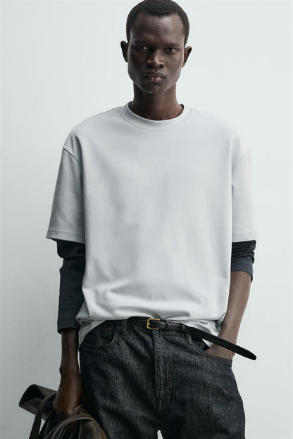 T-SHIRT RELAXED FIT INTERLOCK /04