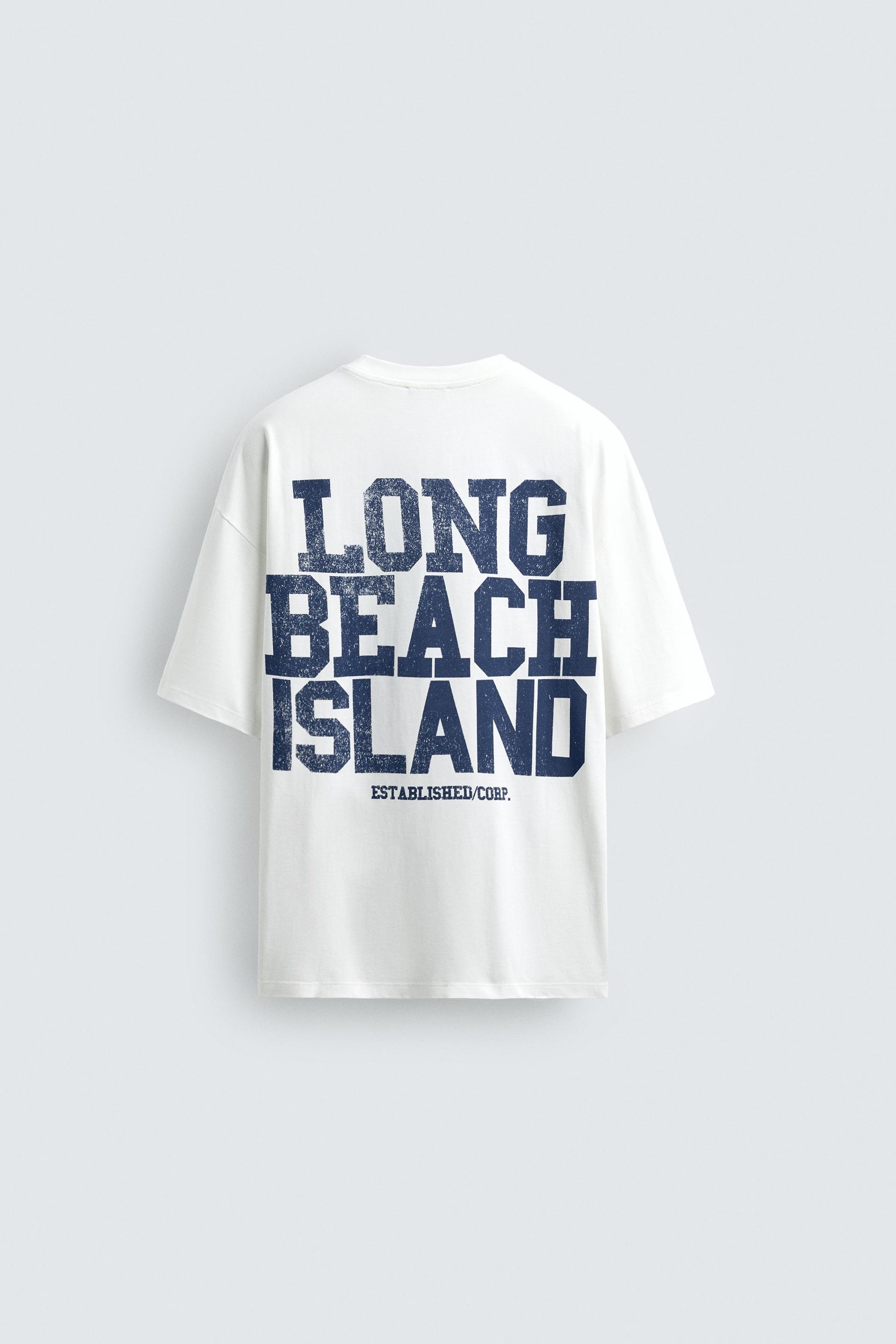 T-SHIRT RELAX FIT COM ESTAMPADOS EFEITO LAVADO