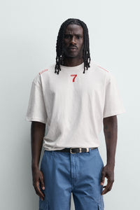 T-SHIRT COM ESTAMPADOS LAVADOS