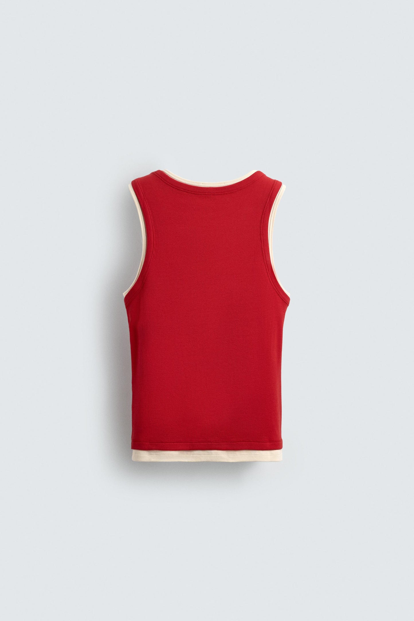 T-SHIRT TANK COM NERVURAS DUPLAS