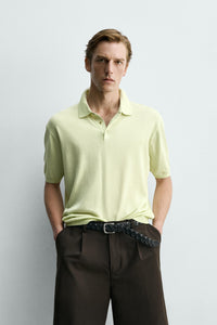 POLO DE MALHA LEVE DE ALGODÃO