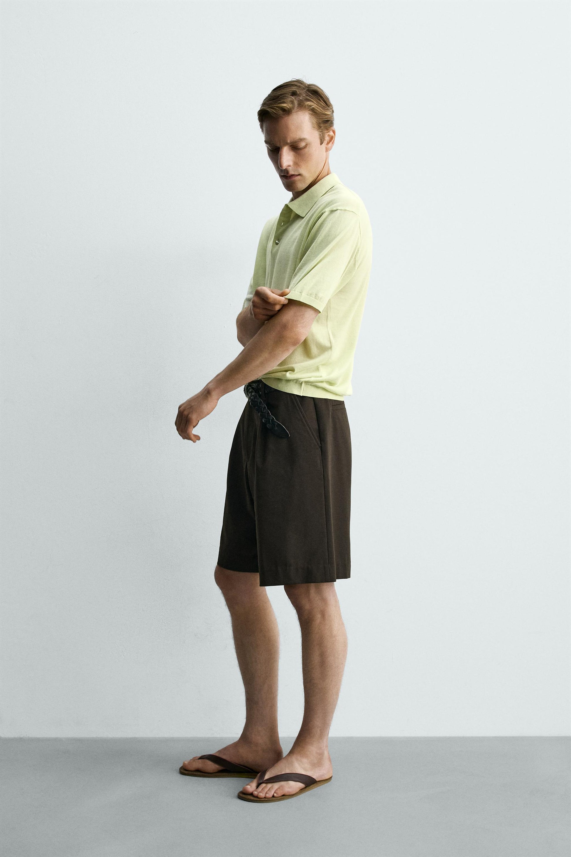 POLO DE MALHA LEVE DE ALGODÃO