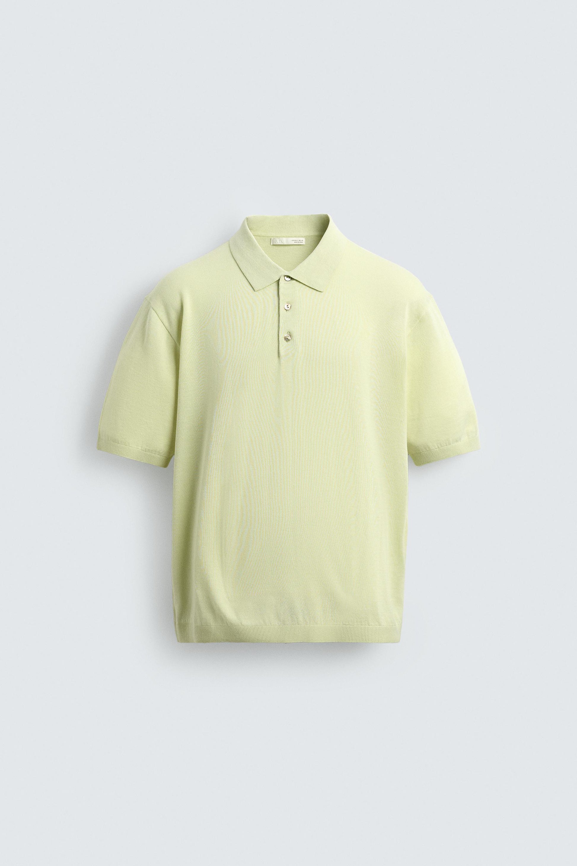 POLO DE MALHA LEVE DE ALGODÃO