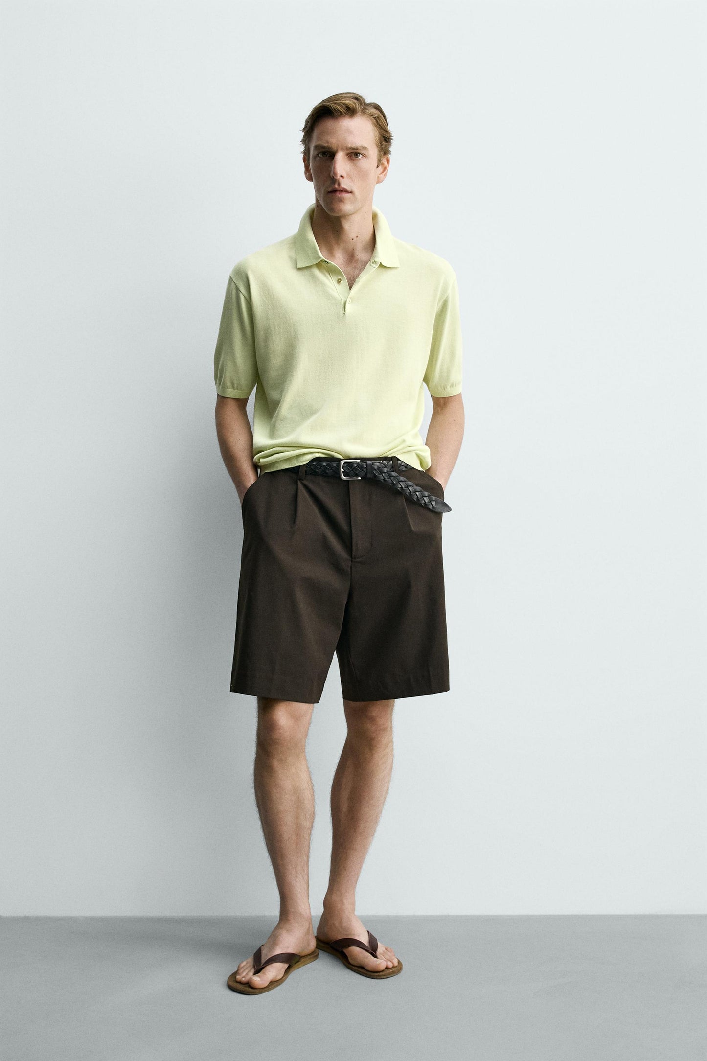 POLO DE MALHA LEVE DE ALGODÃO