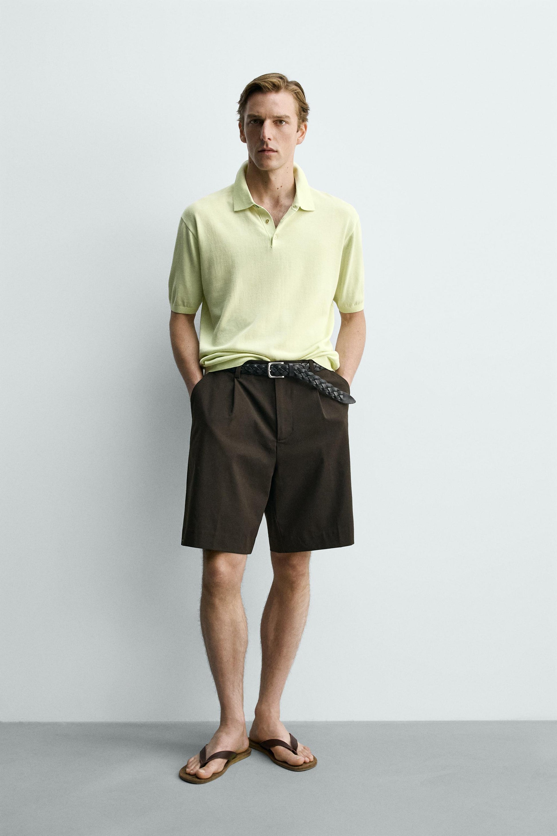 POLO DE MALHA LEVE DE ALGODÃO