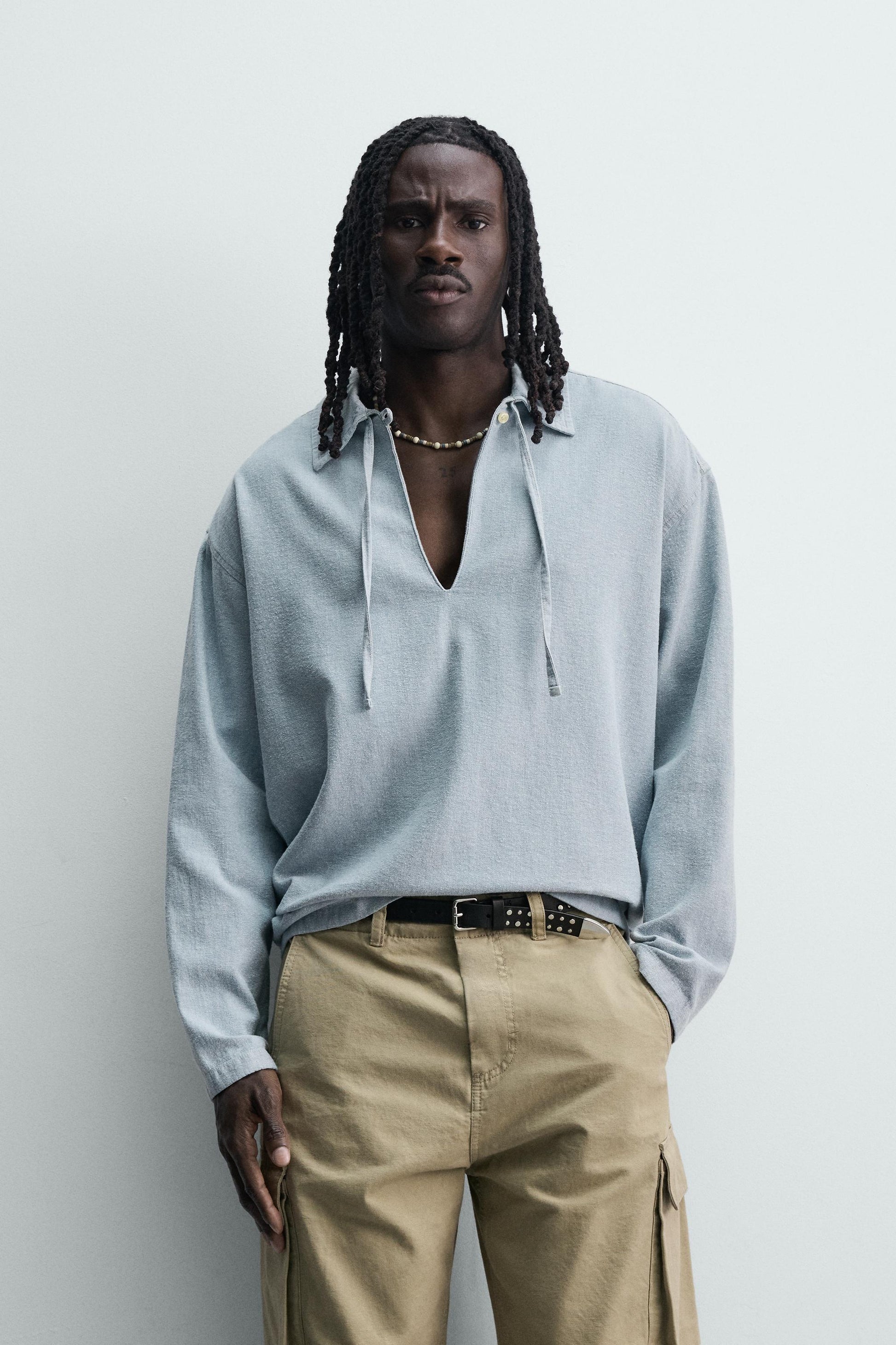 CAMISA POLO DENIM LEVE