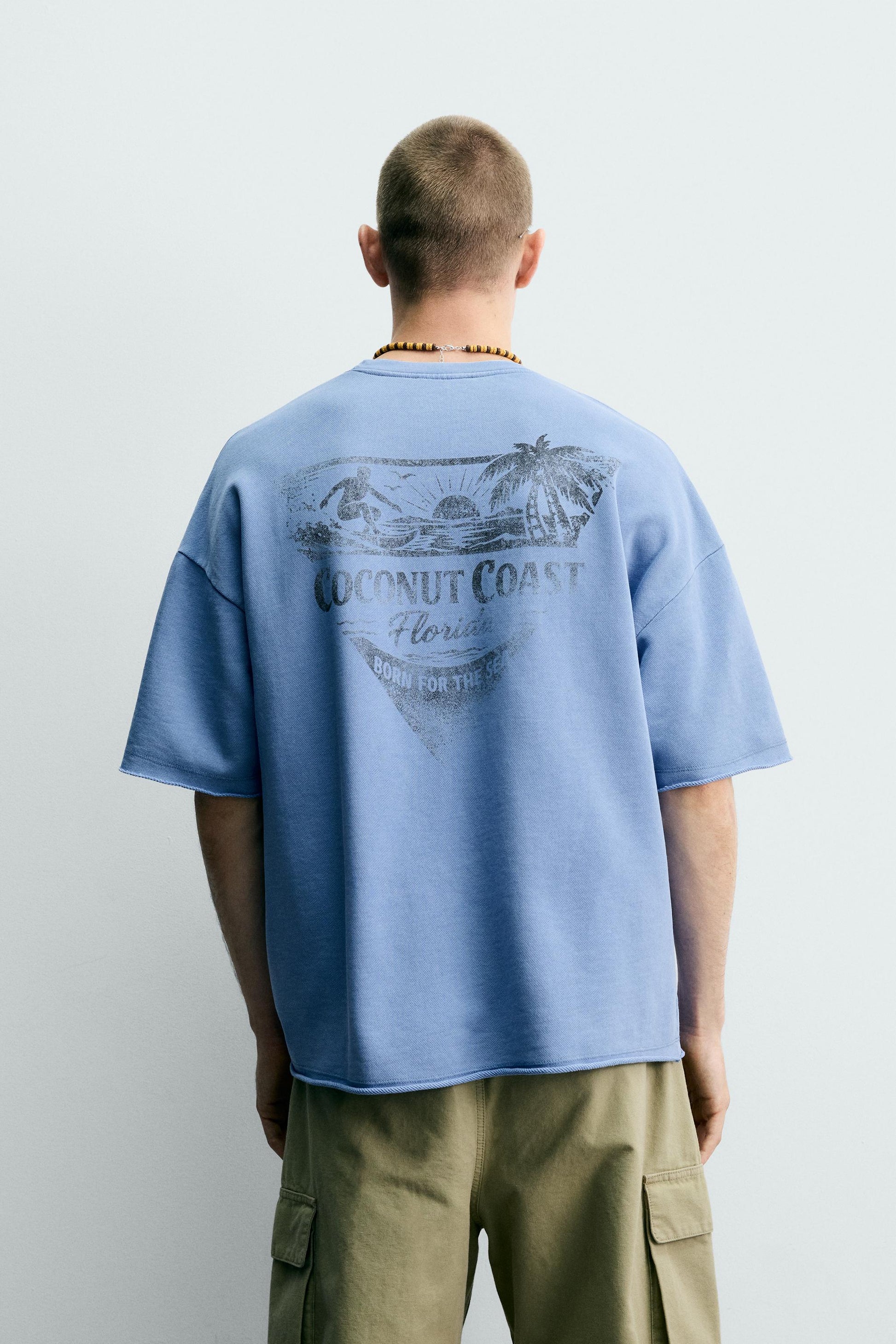 SWEATSHIRT LAVADA ESTAMPADO CONTRASTE
