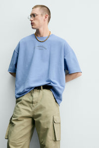 SWEATSHIRT LAVADA ESTAMPADO CONTRASTE