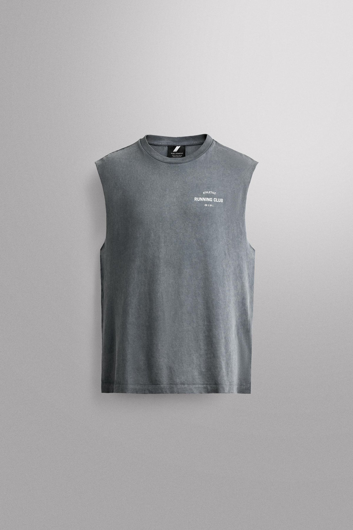 T-SHIRT TANK RUNNING DE ALGODÃO