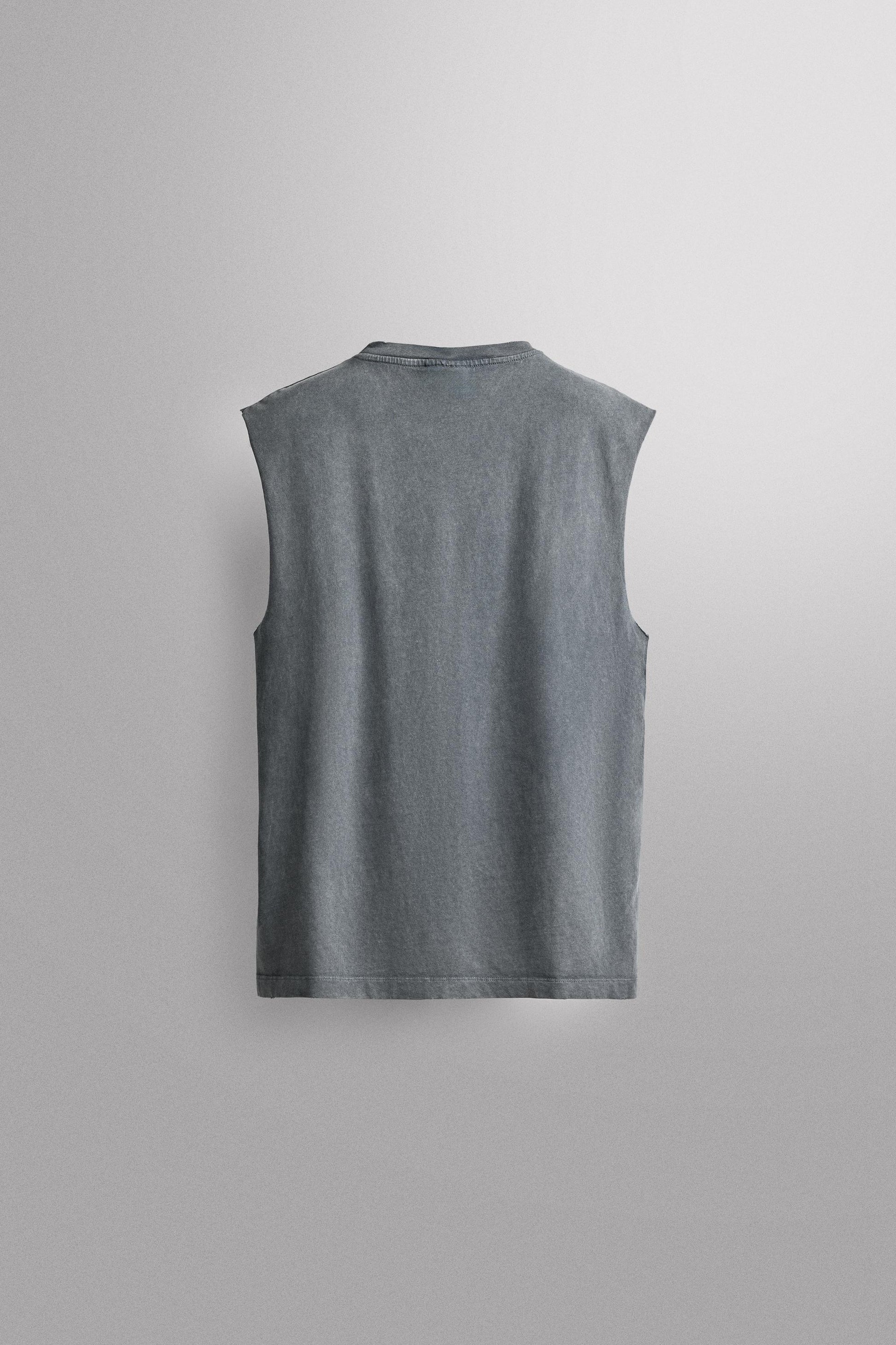 T-SHIRT TANK RUNNING DE ALGODÃO