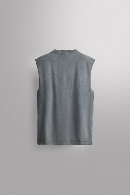 T-SHIRT TANK RUNNING DE ALGODÃO