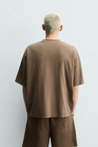 T-SHIRT BÁSICA LAVADA