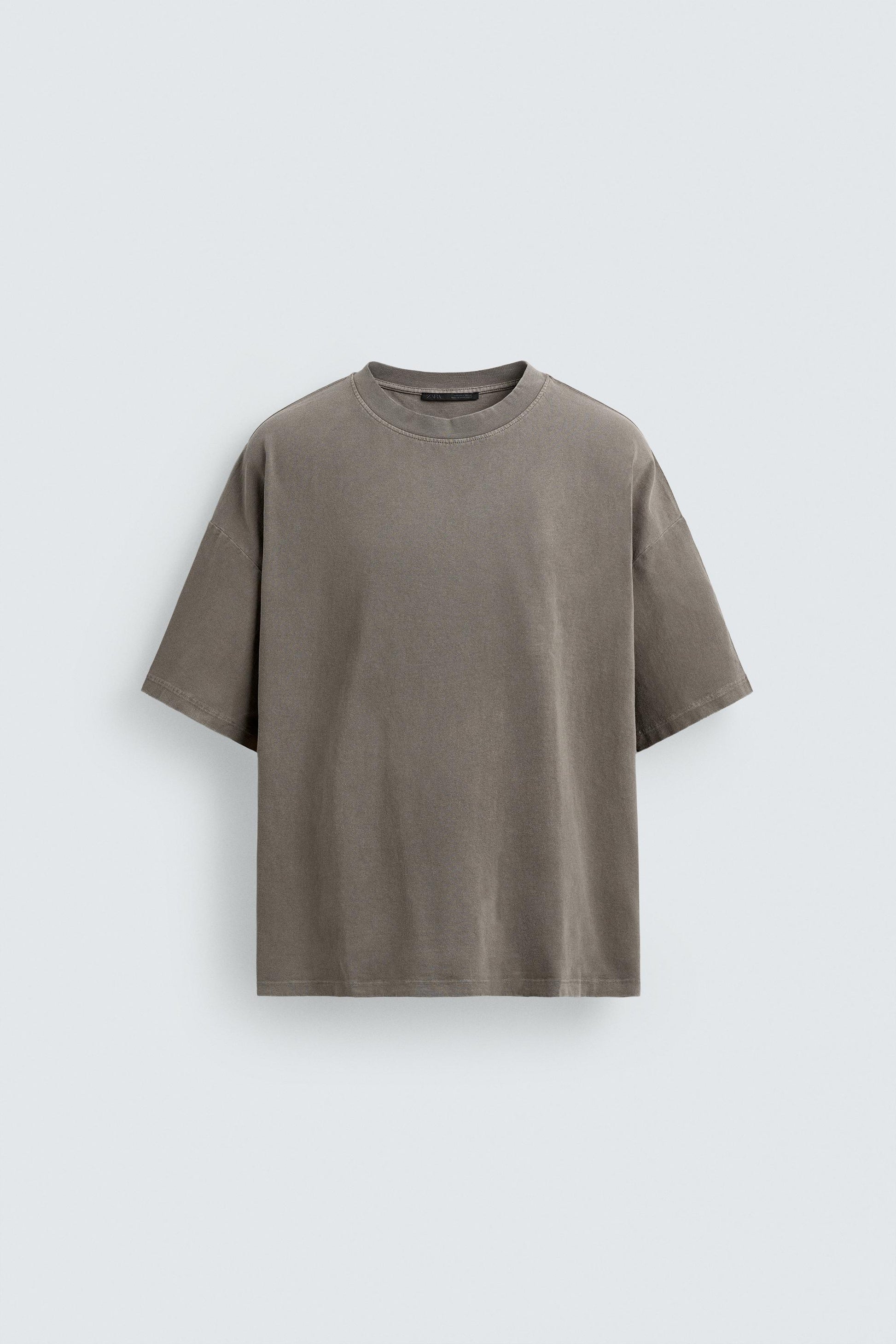 T-SHIRT BÁSICA LAVADA