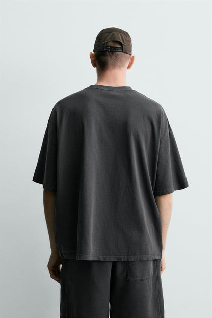 T-SHIRT BÁSICA LAVADA