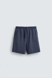 CALÇÕES BERMUDA JOGGER BÁSICOS LAVADOS