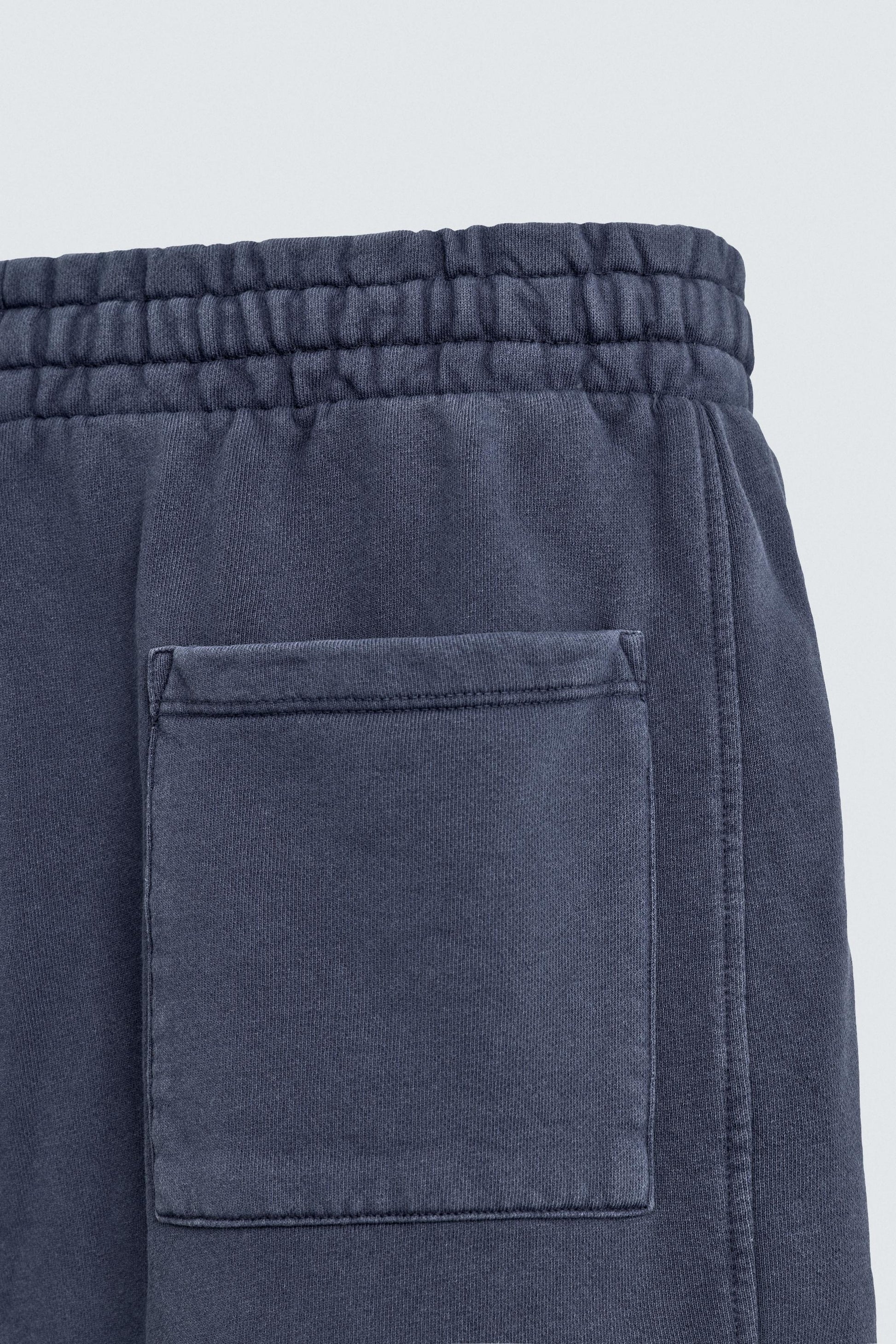 CALÇÕES BERMUDA JOGGER BÁSICOS LAVADOS