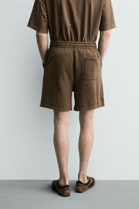 CALÇÕES BERMUDA JOGGER BÁSICOS LAVADOS