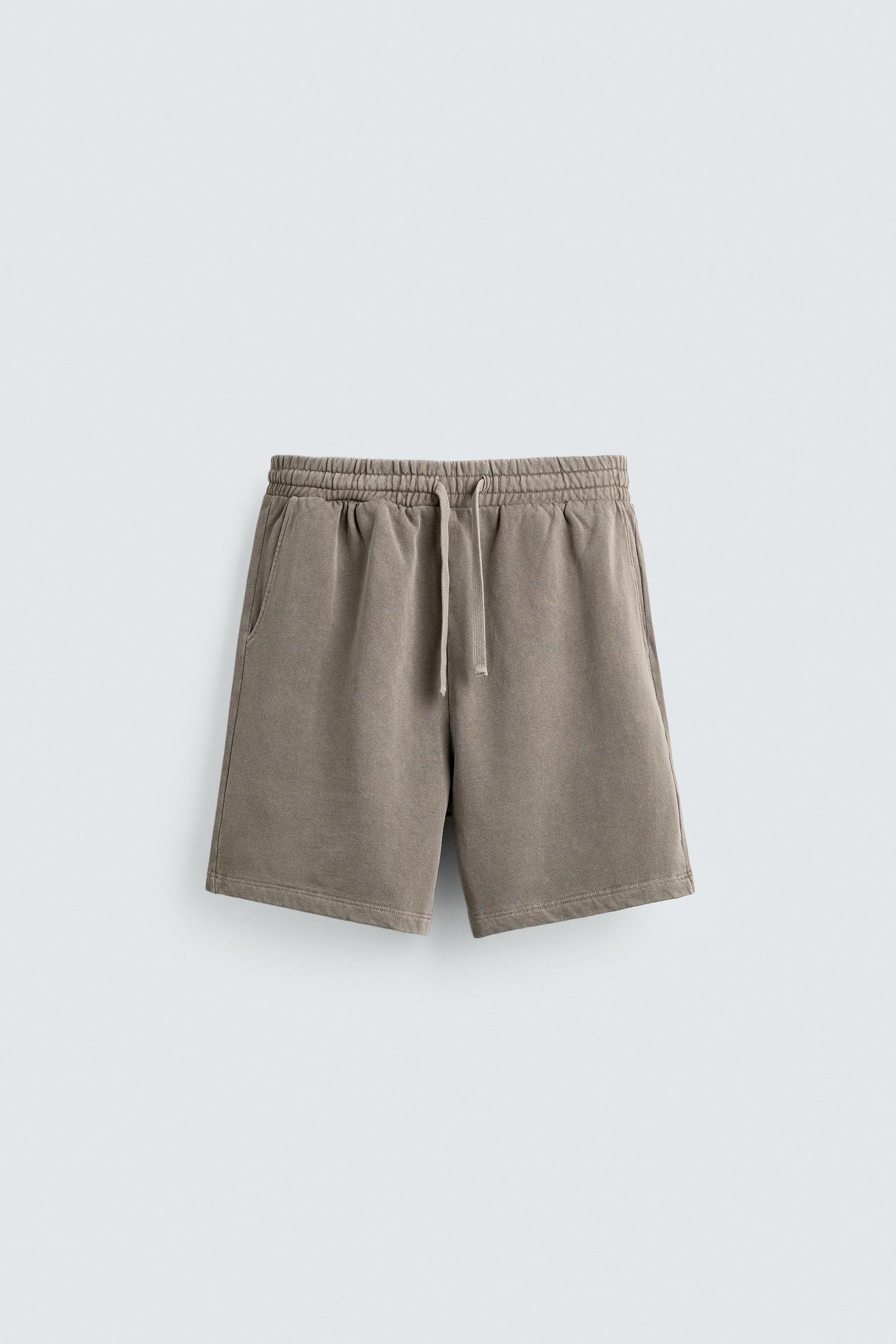 CALÇÕES BERMUDA JOGGER BÁSICOS LAVADOS