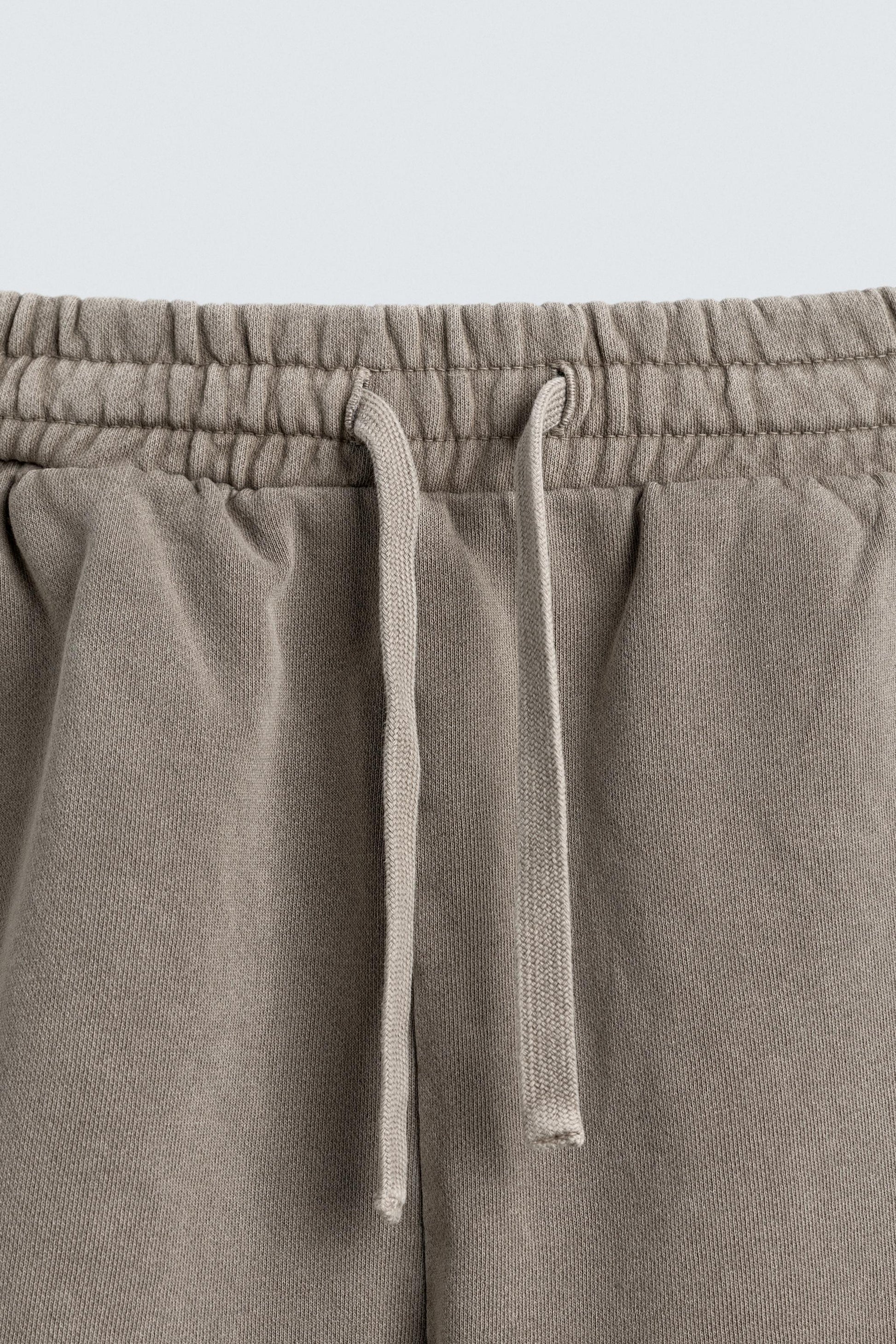 CALÇÕES BERMUDA JOGGER BÁSICOS LAVADOS