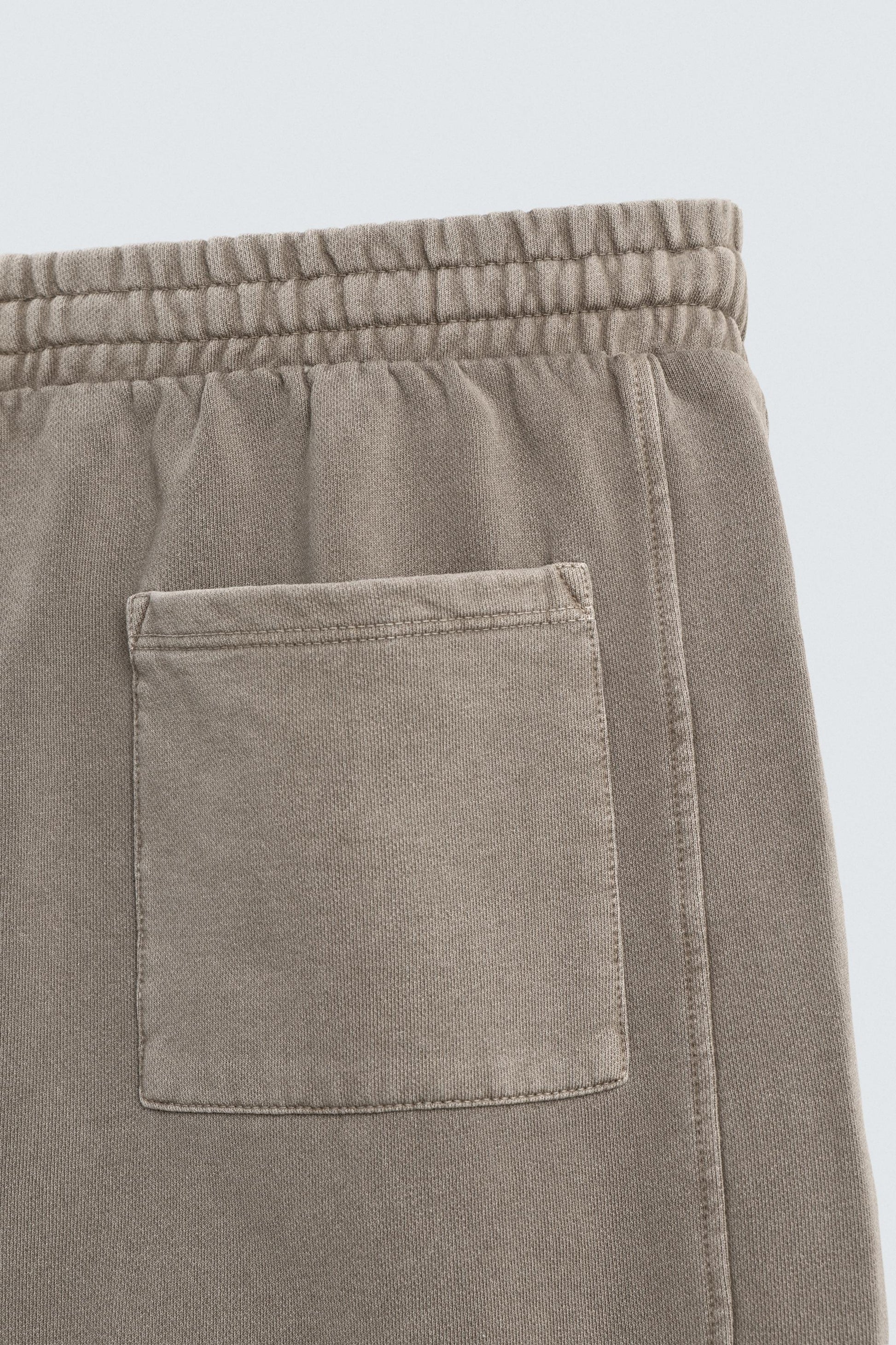 CALÇÕES BERMUDA JOGGER BÁSICOS LAVADOS