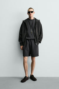 CALÇÕES BERMUDA JOGGER BÁSICOS LAVADOS