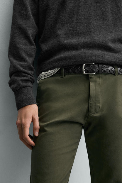 CALÇAS CHINO SKINNY FIT