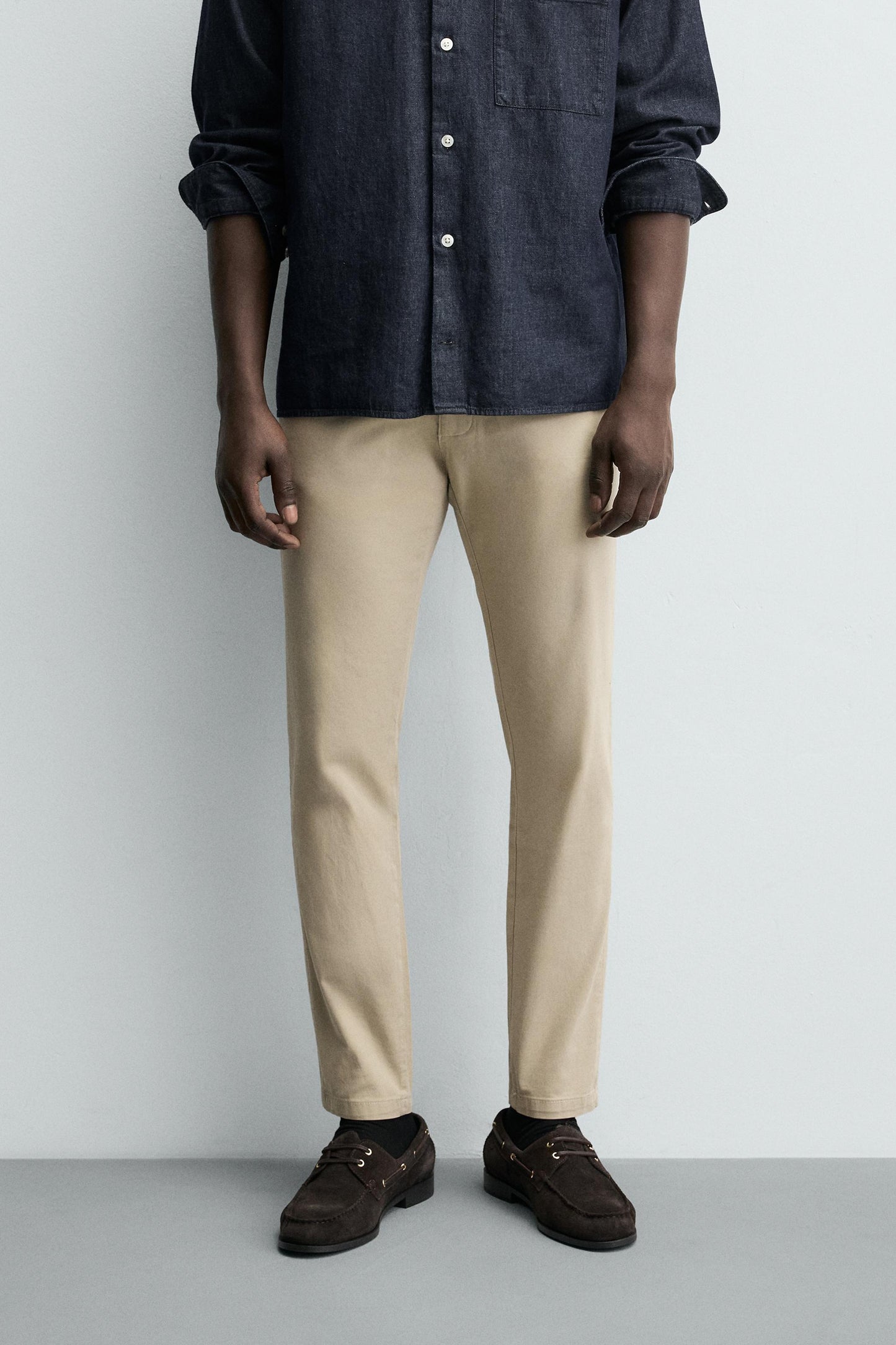 CALÇAS CHINO SKINNY FIT