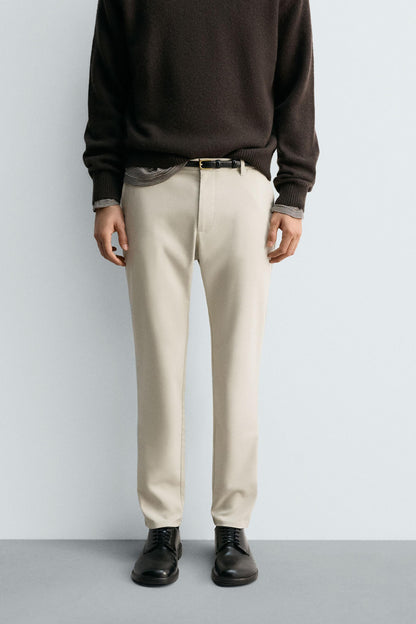 CALÇAS SLIM FIT CONFORT