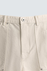 CALÇÕES BERMUDA STRAIGHT FIT COM BOLSOS